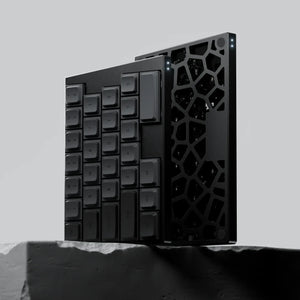 Elytra ブラック ワイヤレス分割キーボードのCNCアルミニウム構造