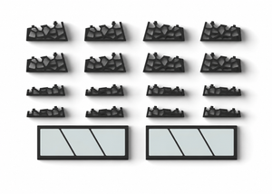 Elytra専用フルテンティングキット ブラックのセット内容