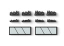 Elytra専用キーボード用テンティングキット ブラック