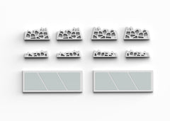 Elytra専用キーボード用テンティングキット ホワイト